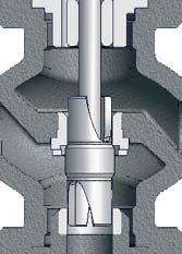Výsledkem je, že ventil propouští většinu průtoku v koncové části své charakteristiky. Je vhodná tam, kde se vyskytují významné změny průtoku, nebo tlakové diference. KUŽELKA MICROFLOW.