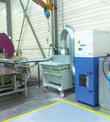 instalujeme technologii ROLL'AIR nebo AIR'CLEAN, která odpad odsaje, přefiltruje a centrálně odvede