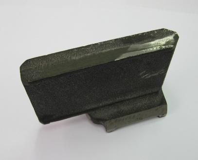 1.6. Lopatky pro mechanické tryskání 1.6 Lopatky pro mechanické tryskání Lopatky jsou nejnamáhanější (otěrem) součástí metacího kola. Jsou nejčastěji měněnou součástí.