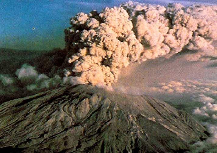 CHEMIE KOLEM NÁS - PŘÍRODA Sopka Mount St. Helens 9 hodinová erupce 18.5.