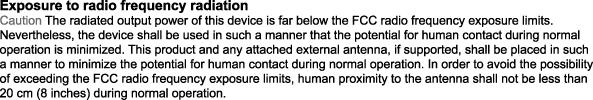 Dodatek D Exposure to radio frequency radiation