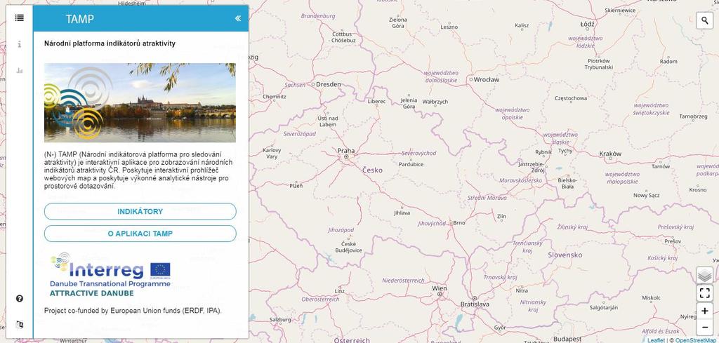Úkolem CENIA bylo naplnit platformu národní NÁRODNÍ PLATFORMA http://tamp.gis.