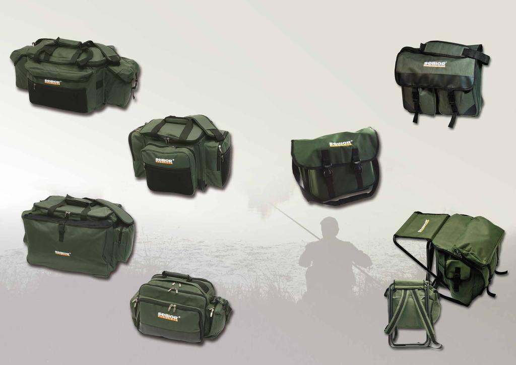 tašky 48/49 >> www.aquazona.cz Taška Sellior Carryall Velice prostorná taška od značky Sellior, která je ideální pro uskladnění velkého množství rybářských věcí.