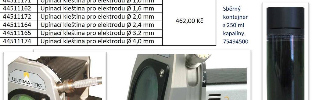 U L T I M A - T I G Special NÁHRADNÍ DÍLY A PŘÍSLUŠENSTVÍ ULTIMA - TIG - SPECIAL Obj.