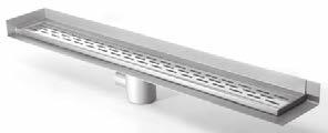 Nízké podlahové žlaby do koupelen PZ 011 PZ 013 PZ 014 PZ 015 Podlahové žlábky představují moderní trend v odvodnění sprchových koutů, celých koupelen nebo jiných prostor.