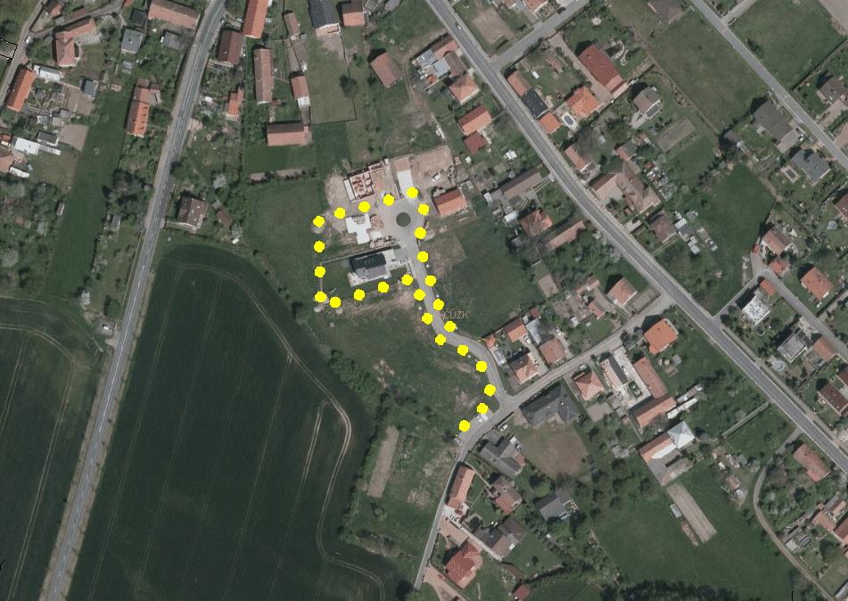 zastavěné plochy a nádvoří, jsou vymezeny jako plochy stabilizované.