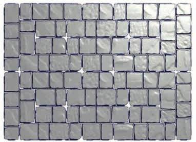 vzhľad plochy. Kombiformát zjednoduší a zefektívni pokládku, čím je dlažba CUBE Aqua flair vopred predurčená k úspechu.