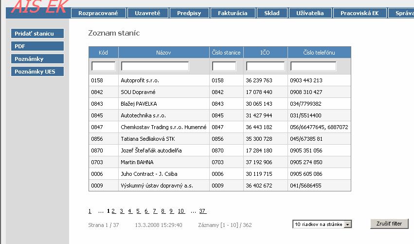 Zobrazí sa okno Detail užívateľa, kde vyplnením jednotlivých položiek nadefinujete nového užívateľa.