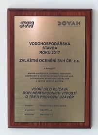 Z programového financování Ministerstva zemědělství, programu 129 260 Podpora prevence před povodněmi III (PPO III), bylo na rozestavěných 4 stavbách ( VD Klabava zvýšení retence a zabezpečení VD