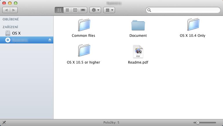 Instalace a nastavení zařízení > Instalace softwaru Instalace softwaru na počítači Mac Funkci tiskárny lze používat na počítačích Mac.