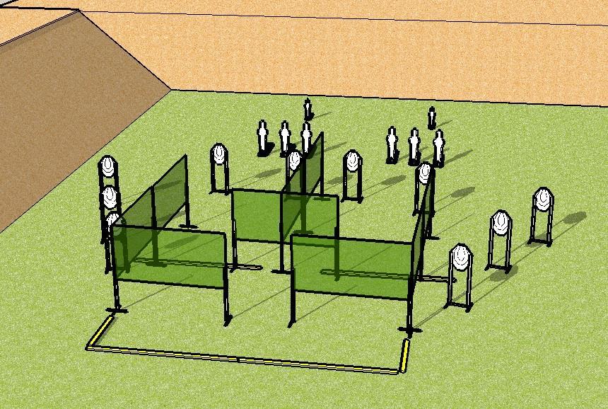 Stage 4 Typ situace: Dlouhá Hodnocení: Comstock Min. počet ran: 28 Vzdálenost: Do 20 m 10 IPSC, 8 P Max. počet bodů: 140 Start.