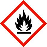 2.2 Prvky označení Signalní slovo: nebezpečí Piktogram: H225 Vysoce hořlavá kapalina a páry H 318 Způsobuje vážné poškození očí H315 Dráždí kůži H336 Může způsobit ospalost závratě P210 Chraňte před