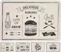 36,5x22x1,2 cm BBQ PH mix