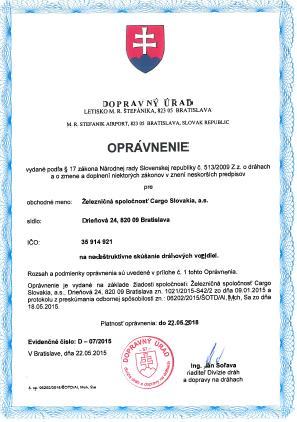 údržby Zváranie STN EN 15085-2 Oprávnenie