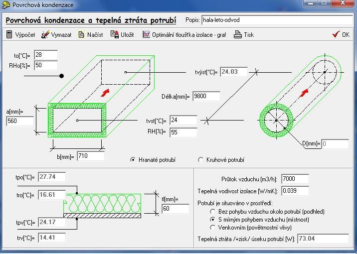 12. Návrh tepelných izolací Návrh tepelných izolací byl proveden v softwaru Teruna.