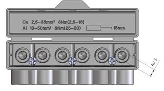 Část 7-1: Pomocná zařízení Svorkovnice pro měděné vodiče EN 61238-1:2003 - Tlakové a mechanické konektory pro silové kabely pro jmenovitá