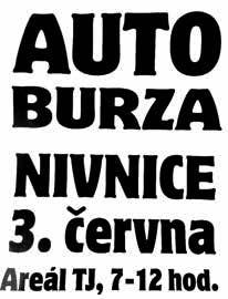 30 DIVADLA BÁNOV Biomatka aneb Běž do řiti s kus- -kusem - repríza komedie o životě v Bánově, zdravém životním stylu a mezigeneračním soužití sál ZŠ, ne 20. 5., 17.
