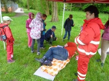 Soutěžilo se vždy na 5 stanovištích s první pomoci, doplněné o volné disciplíny, které byly vyhodnoceny