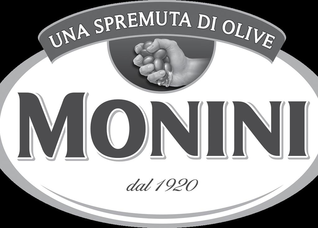 s EXTRA PANENSKÉ OLIVOVÉ OLEJE POTRAVINY Značka MONINI, výrobce prestižního extra panenského olivového oleje, sídlí v italském městě Spoleto v kraji Umbria, který je proslulý kvalitou olivových olejů.