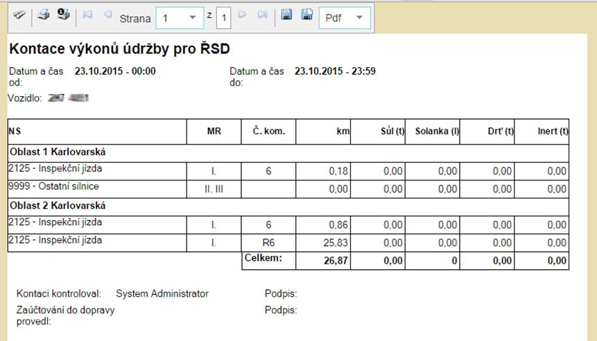 Zvolte časové období za které se mají data zobrazovat. 2. Zvolte vozidla. 3.