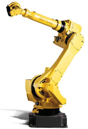 Obrázek 1-3: Scara robot [25] Kloubové roboty Rameno je připojeno otočným spojem k základně.