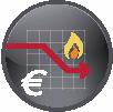 okolo 15 % oproti běžnému komínovému tahu.