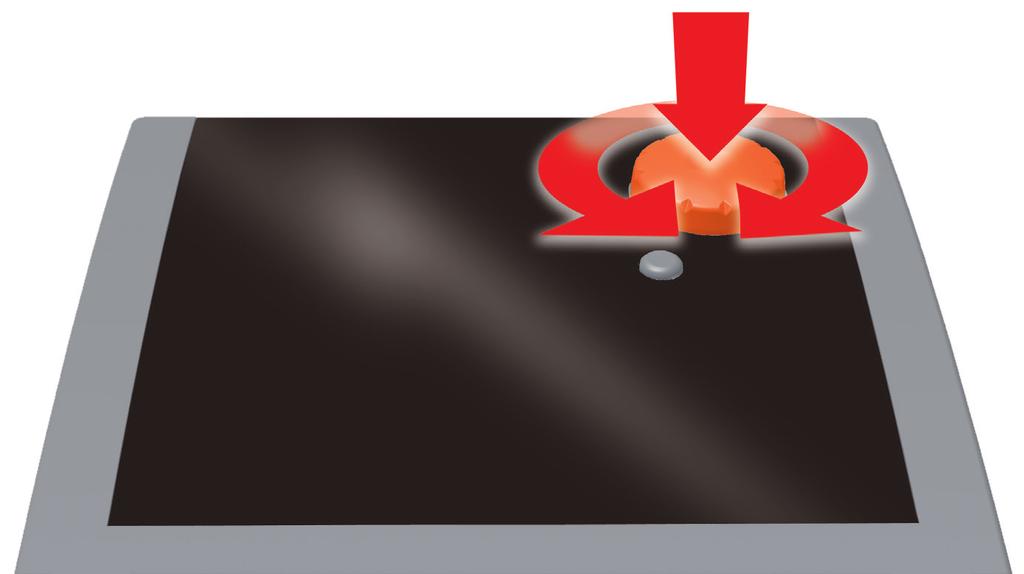 Ovládání regulátoru Celkové zřízení a ovládání teplotního diferenčního regulátoru Energy Pro probíhá pouze pomocí dvou ovládacích prvků na přední straně přístroje.