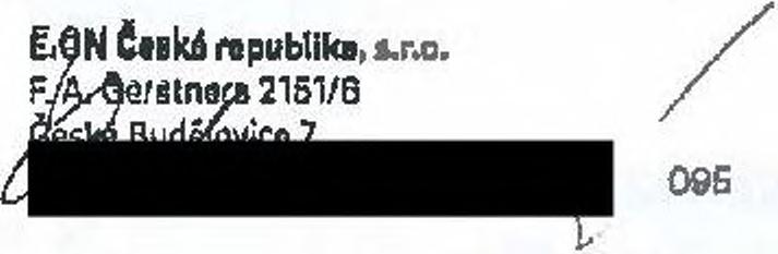 dodaného vyjádření k existenci a dotčení stávajících sítí v majetku společnosti E.ON Distribuce, a.s.. V případě potřeby Vám další informace k technickému řešení přeložky poskytne Ing.