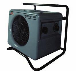 64 Teplovzdušné ventilátory devitemp Teplovzdušné ventilátory devitemp jsou schopné pracovat i v náročných podmínkách. Jejich robusní konstrukce je odolná vůči hrubému zacházení.