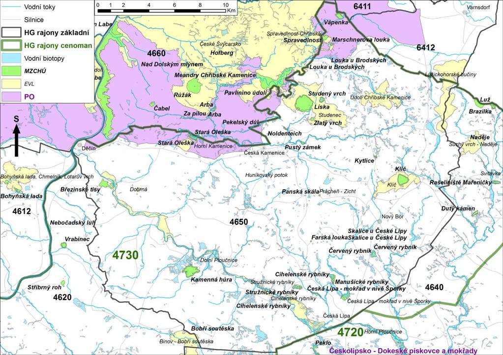 8. OCHRANA PŘÍRODNÍCH EKOSYSTÉMŮ AOPK ČR zpracovala Vrstvy biotopů s vazbou na vodu v rozsahu detailně hodnocených rajonů + buffer 500 m včetně výběru prioritních území s cennými ekosystémy.