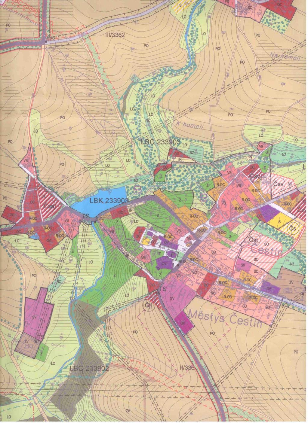 OCHRANNÉ PÁSMO LETIŠTĚ ZBRASLAVICE S VÝŠKOVÝM OMEZENÍM STAVEB 12 ZMĚNA 2.1 k.ú.