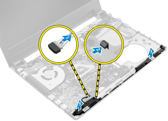 Vložení desky VGA 1 Vložte desku VGA do slotu v počítači. 2 Připojte kabel desky VGA ke konektoru na desce VGA a upevněte západku. 3 Utáhněte šroub, který připevňuje desku VGA k počítači.