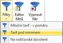 Nové hodnoty a pro jistotu překontrolujeme, zda odpovídají našim potřebám.