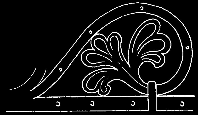 Proměny kovářství v průběhu staletí zdobené gotickou, převážně rostlinnou ornamentikou, které se používaly ke zdobení mříží,