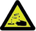 4. Značky výstrahy Výstraha, požárně nebezpečné látky Výstraha, riziko exploze Výstraha, riziko toxicity Výstraha, riziko