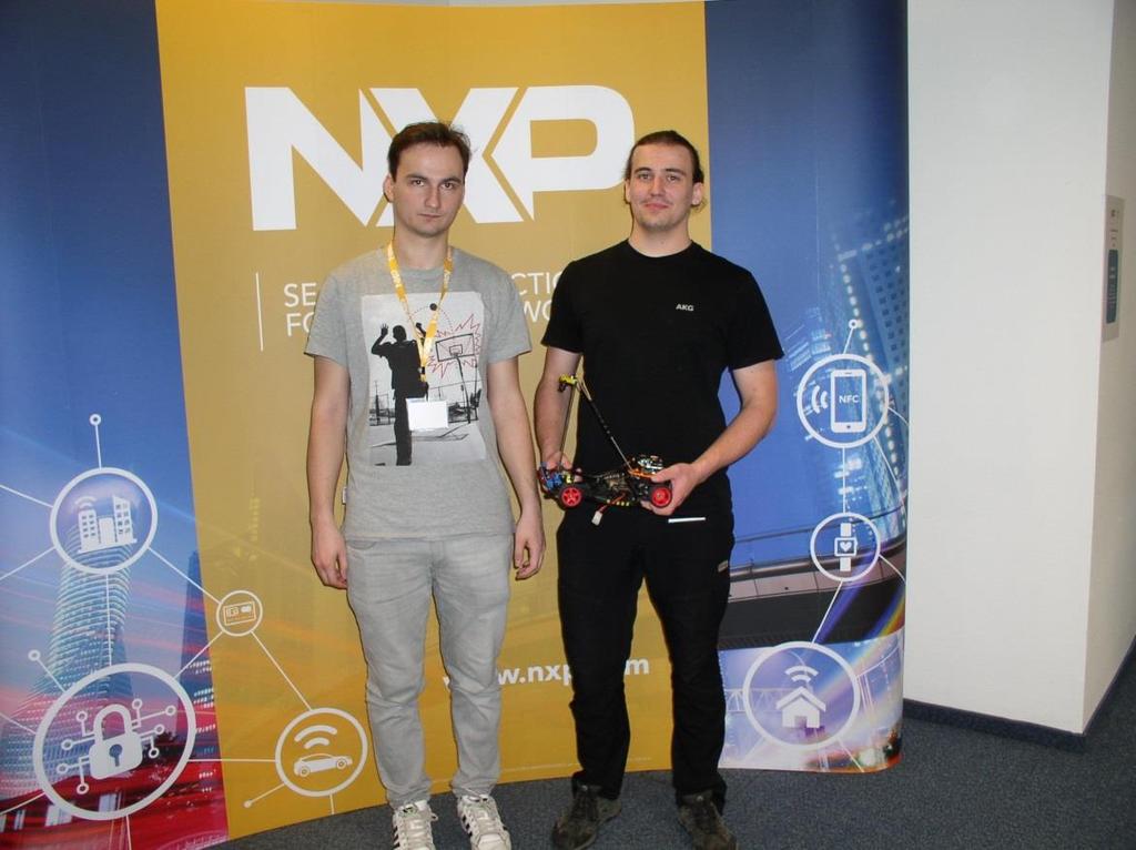 Evropské finále soutěže NXP Cup v Mnichově 2. místo Ve dnech 27. a 28. dubna 2017 proběhlo v centrále firmy NXP v Mnichově evropské finále 6. ročníku soutěže NXP Cup.