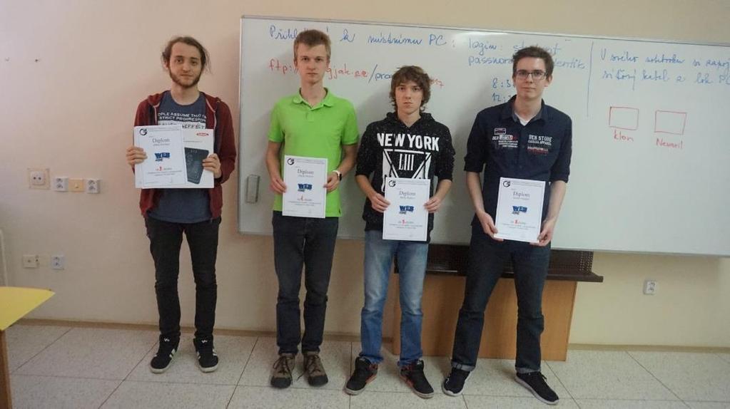 programování. Naši žáci se zapojili do dvou kategorií a v obou byli úspěšní.