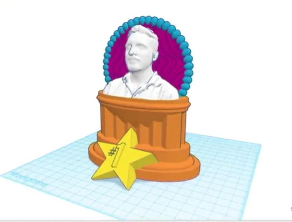 Vytvorenie modelu 3D trofeje pre 3D tlač v programe Thinkercad. Thinkercad je voľne dostupná online aplikácia, ktorú môžeme použiť na vytvorenie 3D modelu pre 3D tlač.