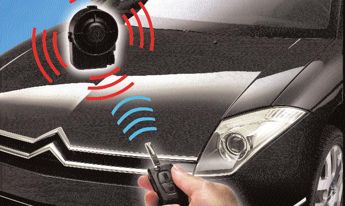 L6 >> Bezpeènostní alarm Alarm je homologovaný spoleèností Citroën a poskytuje Vám dvojí ochranu: obvodo vou