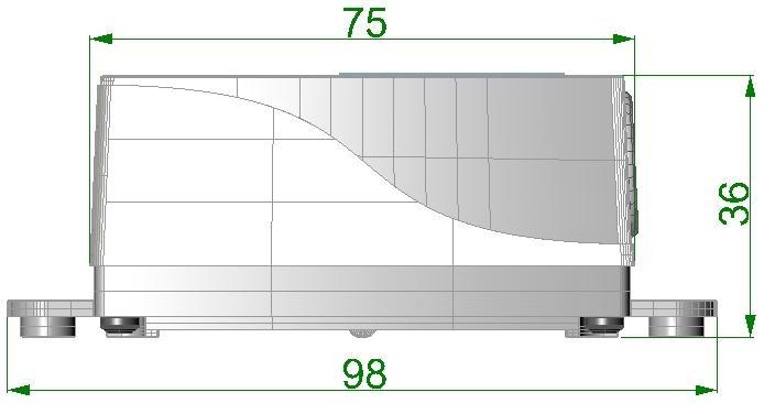 Jako datové vedení může být použit každý kabel o průměru od 0,75 mm² (např.: dvojlinka) do max. 30 m délky. Pro delší vedení doporučujeme použití stíněného kabelu.