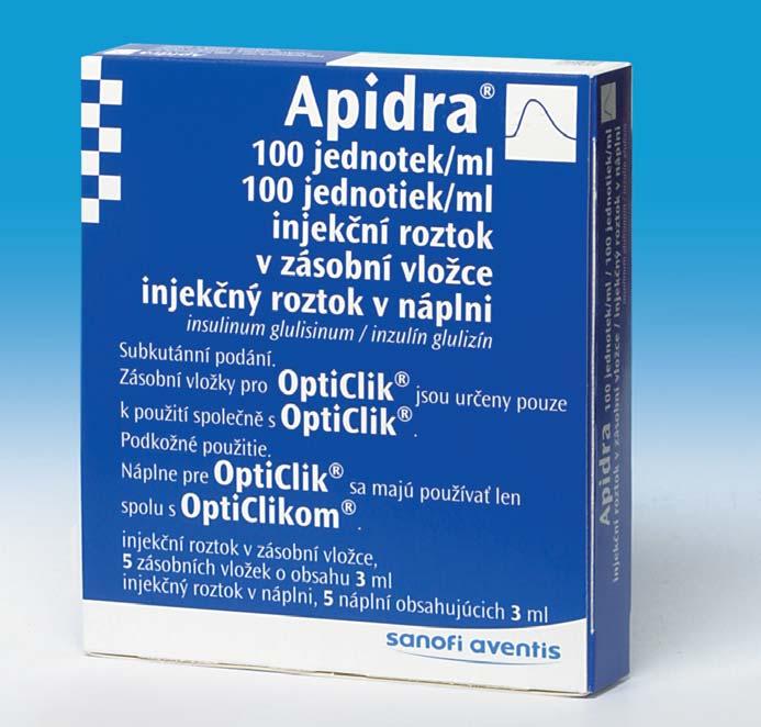 Obr. 1 Molekulární struktura inzulinu glulisinu.