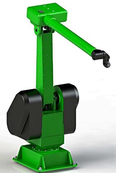 LAKOVACÍ ROBOTY - CMA GR650ST Antropomorfní robot model GR-650 je elektronicky řízený stroj se 6 osami, který je určen k automatickému lakování práškovými barvami pro povrchovou úpravu dřevěných,