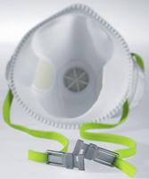 filtrující částice s výdechovým ventilkem a nádechovými ventilky Vysoce výkonný tříkomorový systém