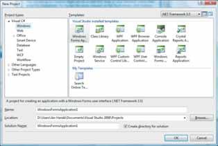 Ve Visual Basicu 2008 se rozšiřující metody deklarují v modulu a vždy ve spojení s atributem <Extension()> z jmenného prostoru System.Runtime.CompilerServices.