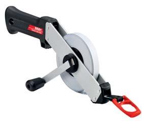 na trubky, hřebíky nebo šrouby ABS plastový rám odolný proti nárazu Ergonomicky tvarovaná rukojeť TRACKER R Model L [m] B [mm] VP VE Art. Nr.