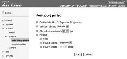 Bezdrátové rozhraní může být i nežádoucí (kvůli možnosti rušení), navíc je nutné stejně ke kameře dovést napájení.