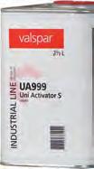 Klarlak UV899, poměr 2:1 5 ltr 255 Kč/litr 2 200