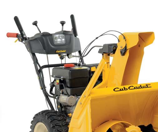 cubcadet.eu Řada 2X odklízí sníh pomocí dvoustupňové technologie.