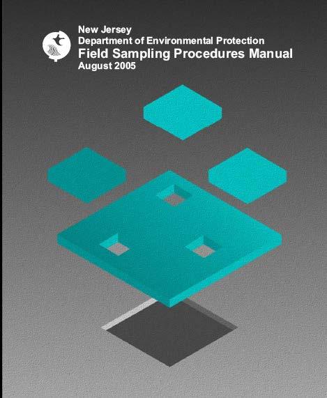 Základní zdroje New Jersey Department of Environmental Protection: Field Sampling Procedures Manual, August 2005 ucelený materiál podrobně řeší danou