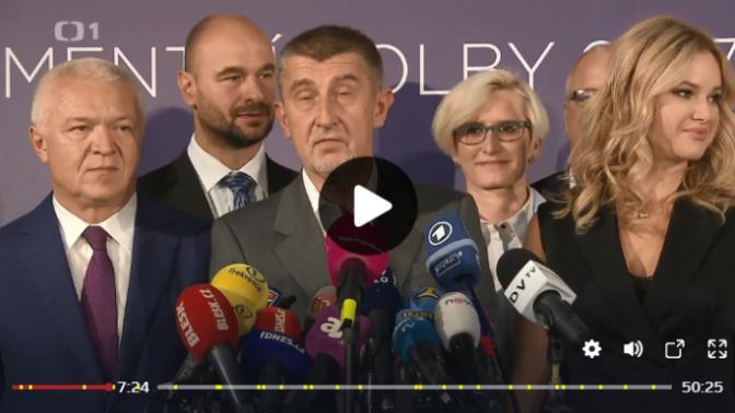 Jiné nezvyklé zobrazení po oznámení výsledků voleb má silnou hodnotovou